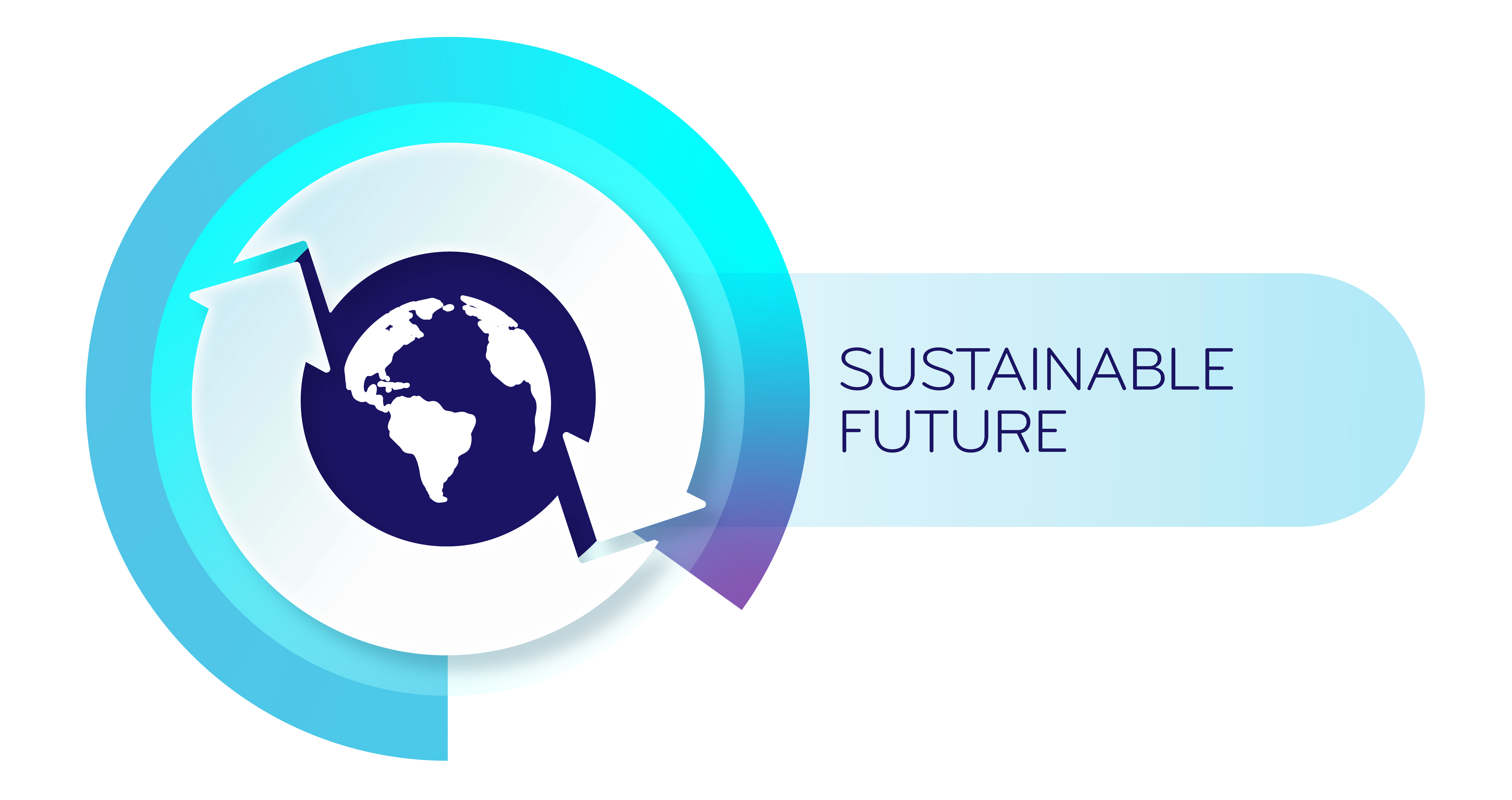 Sustainable future theme logo Sustainable future theme logo